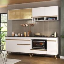 Cozinha Completa Compacta Armário Balcão FL2263 Multimóveis Cozinha Completa Compacta Armário Balcão FL2263 Multimóveis