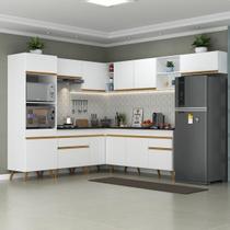 Cozinha Completa Compacta Armário Canto FL2048 Multimóveis Cozinha Completa Compacta Armário Canto FL2048 Multimóveis