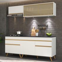 Cozinha Completa Compacta Armário + Led FL2031 Multimóveis Cozinha Completa Compacta Armário + Led FL2031 Multimóveis