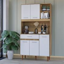 Cozinha Completa Compacta Armário Multiuso com Gaveta Organizadora 5 Portas Móveis Bonatto Cozinha Completa Compacta Armário Multiuso com Gaveta Organizadora 5 Portas Móveis Bonatto