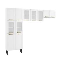 Cozinha Completa Compacta de Aço 11 Portas Colors Bertolini