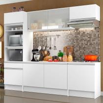 Cozinha Completa Compacta Madesa Topazio com Armário, Balcão e Tampo Cozinha Completa Compacta Madesa Topazio com Armário, Balcão e Tampo