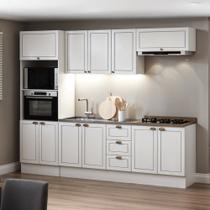 Cozinha Completa Conecta Frizz 11 Portas 3 Gavetas Cm0123r Branco - Genialflex Cozinha Completa Conecta Frizz 11 Portas 3 Gavetas Cm0123r Branco - Genialflex