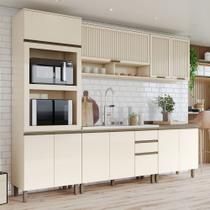 Cozinha Completa Connect 11 Portas 2 Gavetas 100% Mdf Off White - Henn Cozinha Completa Connect 11 Portas 2 Gavetas 100% Mdf Off White - Henn