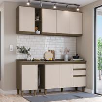 Cozinha Completa Connect 8 Portas 2 Gavetas 100% Mdf Ce809 Duna/Cristai - Henn Cozinha Completa Connect 8 Portas 2 Gavetas 100% Mdf Ce809 Duna/Cristai - Henn