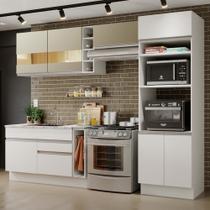 Cozinha Completa Cristal Armário e Balcão (sem Tampo E Pia)