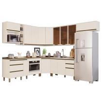 Cozinha Completa de Canto 13 Peças Connect - Móveis Henn