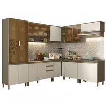 Cozinha Completa de Canto 9 Peças Connect - Móveis Henn