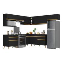 Cozinha Completa De Canto Gb Mp2071 Com Armário E Balcão