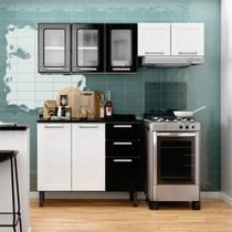 Cozinha Completa em Aço 8 Ptas 2 Gavetas Múltipla Bertolini