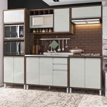 Cozinha Completa Indekes Stella 11P 2G Noce/Off White