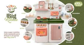 Cozinha Completa Infantil Fogão Acessórios Big Kitchen Roma