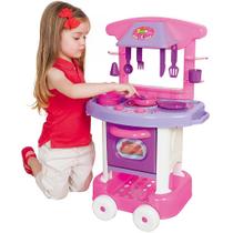 Cozinha Completa Infantil Play Time Rosa 2008 - Cotiplas