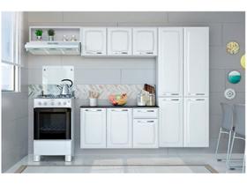 Cozinha Completa Itatiaia Amanda 2023 1 Gaveta, 10 Portas, Branco Neve