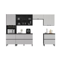 Cozinha Completa Itatiaia Lumina 350cm em Madeira MDF Cozinha Completa Itatiaia Lumina 350cm em Madeira MDF