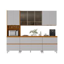 Cozinha Completa Itatiaia Lumina aéreo 2 Portas 270cm em Madeira MDF