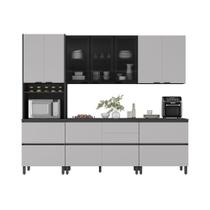 Cozinha Completa Itatiaia Lumina aéreo 2 Portas 270cm em Madeira MDF Cozinha Completa Itatiaia Lumina aéreo 2 Portas 270cm em Madeira MDF