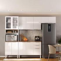 Cozinha Completa Itatiaia Renova 12 Pt 2 Gvt Nicho Micro-ondas 270cm Branco Cozinha Completa Itatiaia Renova 12 Pt 2 Gvt Nicho Micro-ondas 270cm Branco
