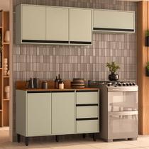 Cozinha Completa Koya 6 Portas 3 Gavetas 40250039 Verde Oliva - Politorno