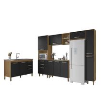 Cozinha Completa Luana Modulada 6 Peças com Pia s/Tampo - EdeCasaMoveis