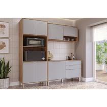 Cozinha Completa MGM 3 Peças Áurea C3P56 Cinamomo/Platina Cozinha Completa MGM 3 Peças Áurea C3P56 Cinamomo/Platina