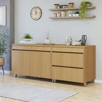 Cozinha Completa Modulada 2 Peças 3 Portas 3 Gavetas 100% MDF Simone Mendes