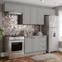 Cozinha Completa Modulada 4 Peças 100% MDF Americana Cozinha Completa Modulada 4 Peças 100% MDF Americana