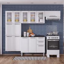 Cozinha Completa Modulada 4 Peças 13 Portas 2 Gavetas Luce Itatiaia Branco Cozinha Completa Modulada 4 Peças 13 Portas 2 Gavetas Luce Itatiaia Branco