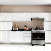 Cozinha Completa Modulada 5 Peças 16 Portas 2 Gavetas Tarsila Itatiaia Branco