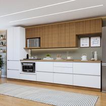 Cozinha Completa Modulada 7 Peças 9 Portas 7 Gavetas com Rodapé Norten Cozinha Completa Modulada 7 Peças 9 Portas 7 Gavetas com Rodapé Norten