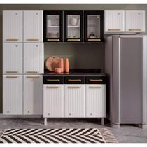 Cozinha Completa Modulada Aço 4 Peças Multimóveis Cr20370