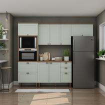 Cozinha Completa Modulada Americana 4 Peças com 4 Gavetas Portas Provençais Cozinha Completa Modulada Americana 4 Peças com 4 Gavetas Portas Provençais