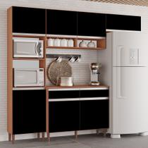 Cozinha Completa Modulada Firenze New 100 MDF 7 Portas e 2 Gavetas