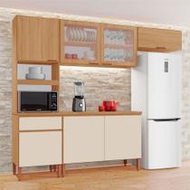Cozinha Completa Modulada Riviera 100 MDF com 7 Portas e 1 Gaveta - MH Móveis