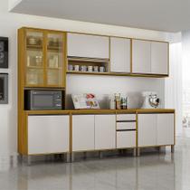 Cozinha Completa Nala Com Cristaleira 5 Peças 12 Portas Mobilihouse Cozinha Completa Nala Com Cristaleira 5 Peças 12 Portas Mobilihouse