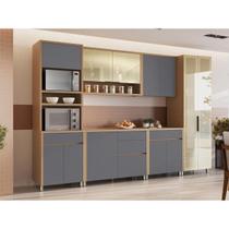 Cozinha Completa Nesher 6 Peças Condessa CZ419 Carv/Titânio Cozinha Completa Nesher 6 Peças Condessa CZ419 Carv/Titânio