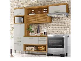 Cozinha Completa Nesher Realeza - com Balcão para Pia 5 Portas 5 Gavetas 100% MDF