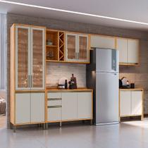 Cozinha Completa Ronipa Tempranillo 6 Módulos com Vidro Reflecta Cozinha Completa Ronipa Tempranillo 6 Módulos com Vidro Reflecta