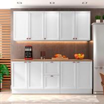 Cozinha Completa Unna 9 Portas 2 Gavetas Poliman Móveis Branco Cozinha Completa Unna 9 Portas 2 Gavetas Poliman Móveis Branco