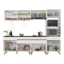 Cozinha Completa Veneza Up Fg2037 Leds Armário E Balcão