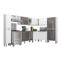 Cozinha Completa Xangai Rock Fg3286 Branca/lacca Fumê
