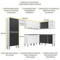 Cozinha Completa Xangai Soul Fg3163 Com Armário E Balcão Cozinha Completa Xangai Soul Fg3163 Com Armário E Balcão