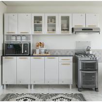 Cozinha de Aço Compacta Telasul Diamante 4Pçs C/ Kit Branco