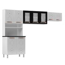 Cozinha de Aço Compacta Telasul Mirage 3 Peças Branco/Preto