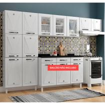 Cozinha de Aço Compacta Telasul Star New Branco 3 Peças