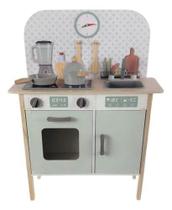 Cozinha De Brinquedo Infantil Em Madeira Completa Som E Luz Colorido - M Mark Cozinha De Brinquedo Infantil Em Madeira Completa Som E Luz Colorido - M Mark