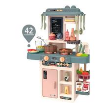 Cozinha de Brinquedo Moderna 42 pçs com Luz Sons e Água Cinza 889-187 - Dorémi