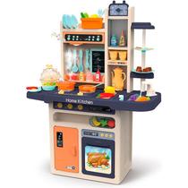 Cozinha de Brinquedo Moderna 65 pçs com Luz Sons e Água Cozinha de Brinquedo Moderna 65 pçs com Luz Sons e Água