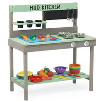 Cozinha de Lama Infantil Mederra em Madeira com Brinquedo de Água Cozinha de Lama Infantil Mederra em Madeira com Brinquedo de Água