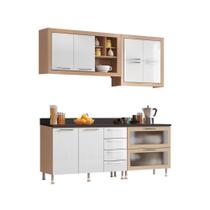 Cozinha Ditália Aspen Com Tampos Carvalho Branco A58 Cozinha Ditália Aspen Com Tampos Carvalho Branco A58